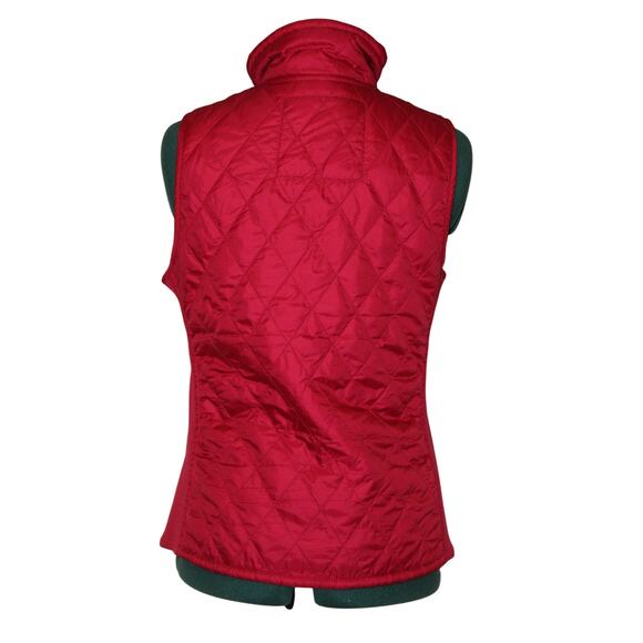 L.L.Bean Quilted Insulated Vest Red Women’s Size Small Regular - Picture 3 of 4